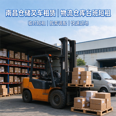 南昌仓储叉车租赁｜物流仓库台班短租｜装卸设备出租